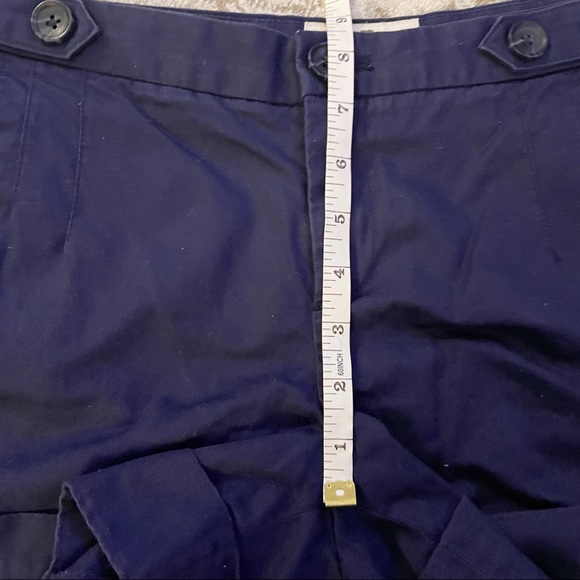 Banana Republic Navy Blue 100% Organic Cotton Shorts Size 8 - Picture 7 of 7